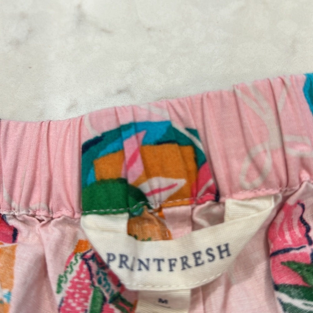 PRINTFRESH Pop the Bubbly Organic cotton Sleep Pants Size Medium - Picture 5 of 9